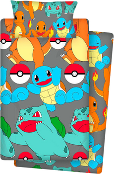 Pościel dla dzieci Nintendo Pokemon Sheets Set Bed 90 cm (8436580113960)