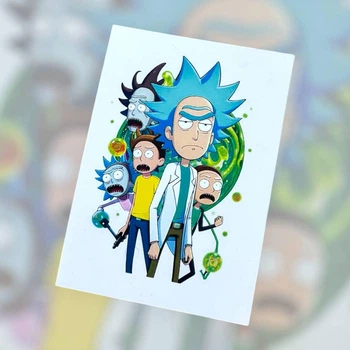 Открытка Рик и Морти (№3) Rick and Morty Размер 14*9