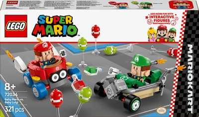 Конструктор LEGO Super Mario Mario Kart - Baby Mario vs. Baby Luigi 321 деталь (72034)
