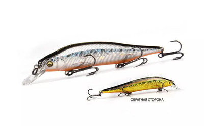 Воблер Bearking Ito Shiner 115SP, 15g, 0,5-1,2m, цвет O (Gold Silver),M114-O