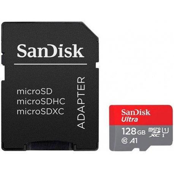 Карта памяти SanDisk 128 GB microSDXC UHS-I U1 A1 Class 10 Ultra (SDSQUAB-128G-GN6MA)