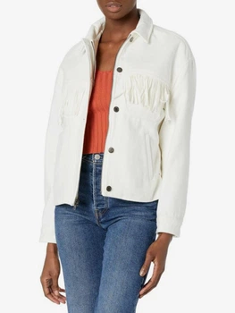Куртка демисезонная короткая женская Levi's 167355693 XL Белая (1159819897)