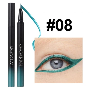 Підводка рідка перламутрова для очей Handaiyan Metallic Liquid Liner,водостійка, зелена, 0,8 мл