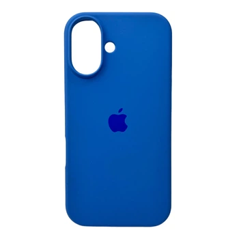 Чохол силіконовий Full Silicone Case for iPhone 16 Royal Blue (з закритим низом)