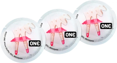 Презервативи One Pleasure Dome з розширеною голівкою 3 шт (ROZ6400230320)