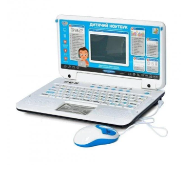 Дитячий навчальний ноутбук Limo Toy арт 7442 синій