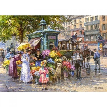 Пазли Квітковий ринок (1000 елементів Cherry Pazzi)