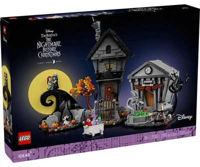 Конструктор LEGO Ideas Дісней Тім Бертон Кошмар перед Різдвом (21351)