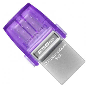 Флеш пам'ять/флешка Kingston microDuo 3C dual USB-A+USB-C 256ГБ (DTDUO3CG3/256GB)
