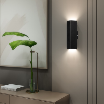 Светильник настенный MSK Electric Crocus бра под две лампы квадрат Е27 SQ 2206