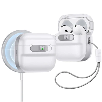 Чехол для наушников ESR Pulse Halolock для AirPods 4 White with MagSafe (4894240217726)