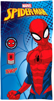 Ręcznik plażowy Marvel Spiderman THWIP 70 x 140 cm Niebiesko-czerwony (8435631339090)