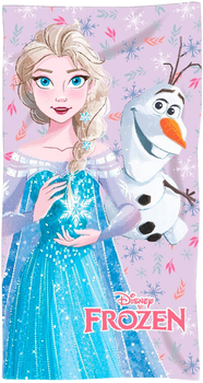 Пляжний рушник Disney Frozen Elsa & Olaf із мікрофібри 70 x 140 см (8435631339342)