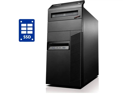 ПК Б-класс Lenovo ThinkCentre M83 Tower / Intel Core i3-4130 (2 (4) ядра по 3.4 GHz) / 16 GB DDR3 / 120 GB SSD + 500 GB HDD / Intel HD Graphics 4400 / DVD-RW б/в