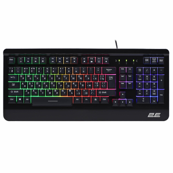 Клавиатура проводная 2E Gaming 2E-KG320UB LED USB-А мембранная