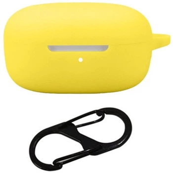 Защитный чехол Deexe Silicone Sleeve для Xiaomi Redmi Buds 6 Play - Yellow
