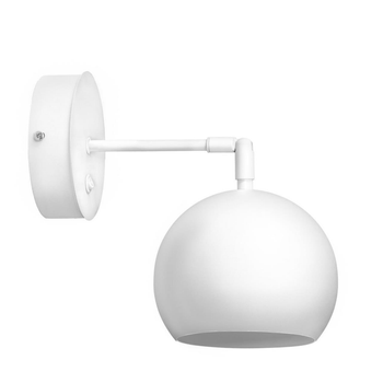 Бра с выключателем Bowl W150-BT White