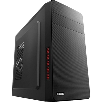 Корпус Mini-Tower без БЖ 2E Basis RD831 (mATX, 2xUSB2.0, Perforated Side, Black)