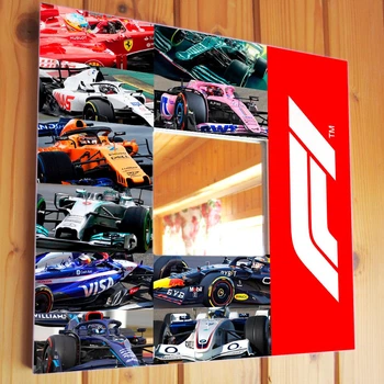 Декоративне дзеркало «Боліди Формула-1. Formula One. F1» подарунок для фанатів автоперегонів, прикраса спальні, офісу, гаража