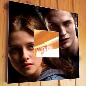 Декоративне дзеркало «Фільм Сутінки. Twilight» сувенір для любителя кіно, прикраса інтер'єру спальні, бару, кафе