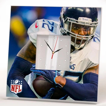 Часы "Derrick Henry" игрок NFL, для фанатов НФЛ, американский футбол, сувенир для спальни, клуба, бара