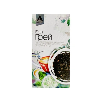 Чай Аскольд Earl Grey 40*2г черн. (36)