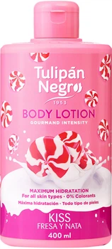 Лосьон для тела Клубничный крем TULIPAN NEGRO, 400 мл