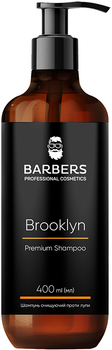 Шампунь для мужчин против перхоти Barbers Brooklyn, 400 мл
