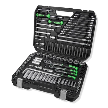 Профессиональный набор инструментов в кейсе Winso Pro 1/2", 1/4", 3/8" 72T, CR-V, 147ед. 924147
