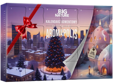 Kalendarz adwentowy Big Nature Aromapolis ze świecami sojowymi 24 x 8 g (5905745621921)