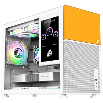 Корпус 1stPlayer Mi6-EV для M-ATX/Mini-ITX – LCD-дисплей 8", видеокарта до 410 мм(DL_EDECDAAC7844)