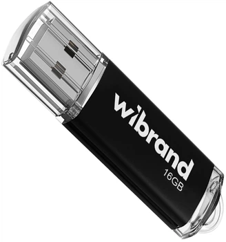 Флеш память USB Wibrand Cougar 16GB USB 2.0 Black (WI2.0/CU16P1B)