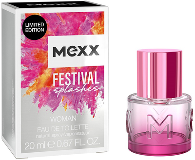 Woda toaletowa damska Mexx Festival Splashes 20 ml (3614228074889)