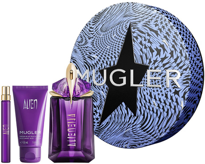 Zestaw prezentowy damski Thierry Mugler Alien Woda perfumowana 60 ml + Balsam do ciała 50 ml + Miniaturka Woda perfumowana 10 ml (3614274102482)