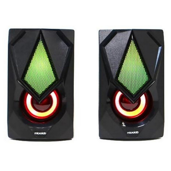Акустична система MICROLAB B-25 2.0, USB, LED, чорний
