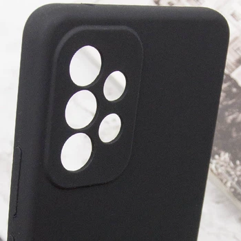 Противоударный чехол Silicone Cover Lakshmi Full Camera (AAA) для Samsung Galaxy A52 4G / A52 5G / A52s Черный / Black