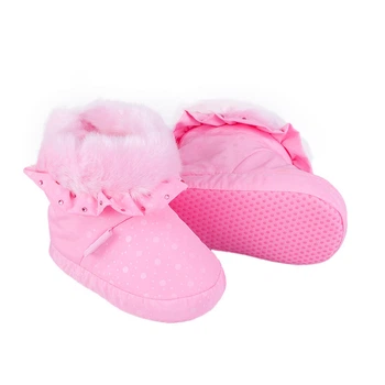 Зимние пинетки детские tutu 04262 XS 11см 4-6 месяцев Розовые