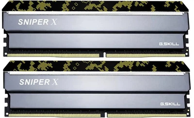 Оперативная память G.Skill Sniper X DDR4-3200 32768MB PC4-25600 (Kit of 2x16384MB) Balck Camo (F4-3200C16D-32GSXKB)