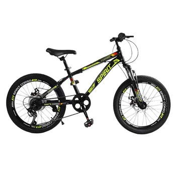Спортивный велосипед детский 20 дюймов Corso Spirit 7 скоростей Черный с желтым