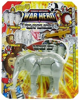 Фігурка Hipo Power Machine War Hero King Of The Jungle Robot Elephant (5902447023848)