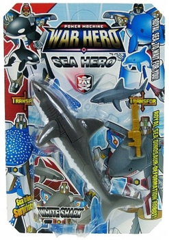 Фігурка Hipo Power Machine War Hero Sea Hero Robot White Shark (5902447023886)