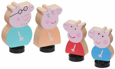 Zestaw figurek TM Toys Świnka Peppa Rodzinka drewniane 4 szt (5029736072070)