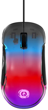 Компьютерная мышка Canyon Braver GM-728, USB, оптическая (сенсор Instant 825), 800 - 12800 dpi, RGB-подсветка, 7 програмированных кнопок Multicolor