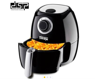 Аэрофритюрница для приготовления без масла DSP, Мощность 1350W, Black (KB 2020A)