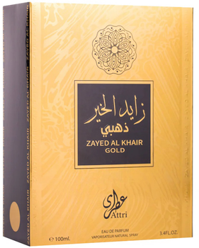 Парфумована вода для чоловіків Attri Zayed Al Khair Gold 100 мл (6423080618899)