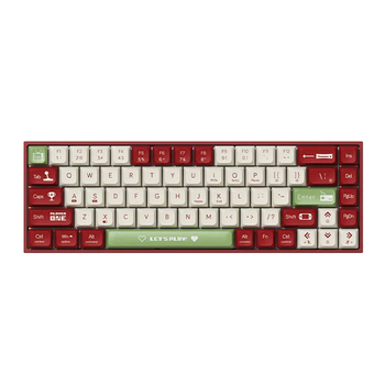 Клавіатура AJAZZ AK680 Dual Mode Сonnection Red Switches Christmas Red ENG