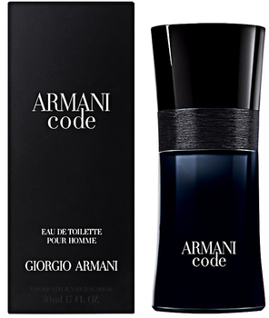 Туалетна вода для чоловіків Giorgio Armani Code 50 мл (3360372100515)