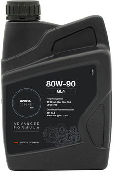 Масло трансмиссионное Avista peer EVO GL4 80W-90 1 л (153099AV)