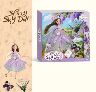 Кукла SK 049 A "Фея", висота 31см, корона, знімний одяг та взуття, в коробці