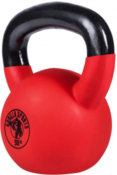 Kettlebell Gorilla Sports gumowane profesional 30 kg (4260438737534)